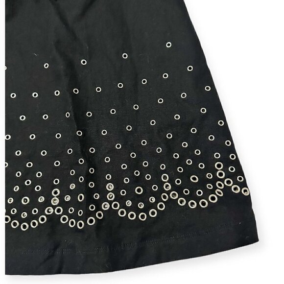 Alexander Wang Black Mini Dress with Studs, Size‎ 10 - Picture 8 of 13